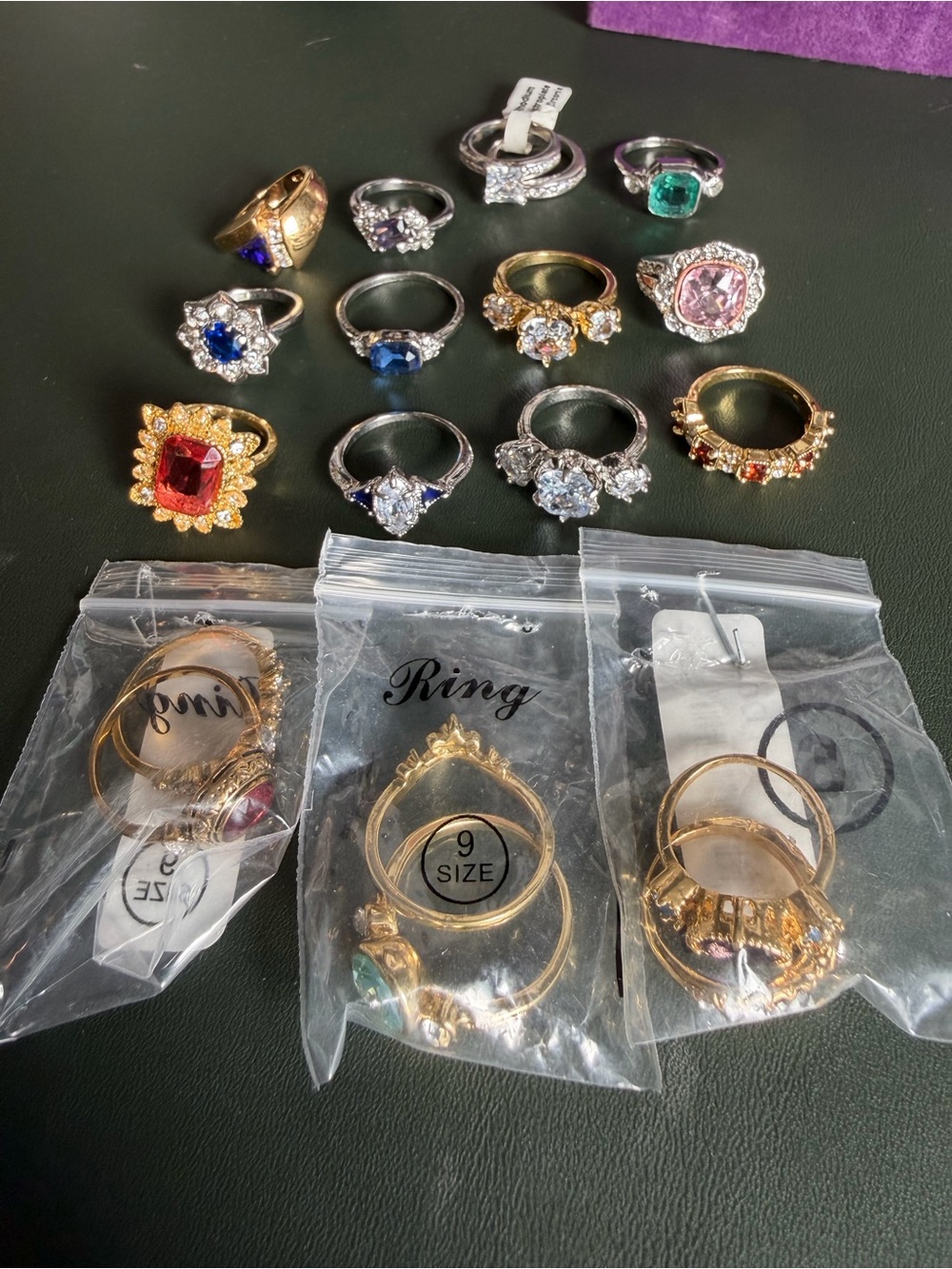 15 count costume ring lot mixed